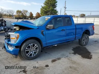 2021 Ford F-150 XL z VIN 1FTFX1E8XMKD33522, wystawiony jako Copart lot #77938804 z przebiegiem Nie podano mil oraz Szkoda całkowita • Salvage title. Historia ofert i sprzedaży dostępna na DreamBid. Obrazek 1.