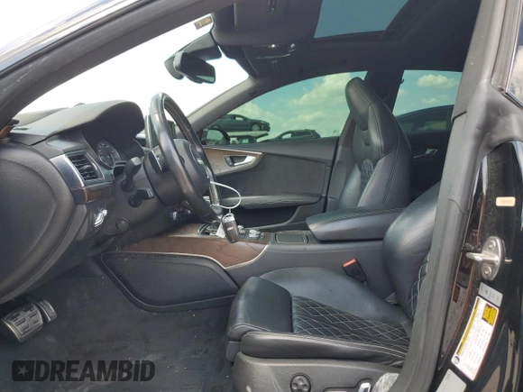 2016 Audi S7 with VIN WAUW2AFC8GN008126, listed as a Copart auction lot 67843574 with 78,139 mi miles and Salvage Title. Bid and sale history available at carsss.com. Image 7.