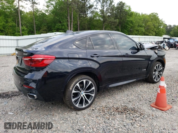 2018 BMW X6 xDrive35i with VIN 5UXKU2C54J0Z62110, listed as a Copart auction lot 47751983 with 48,807 mi miles. Bid and sale history available at carsss.com. Image 3.