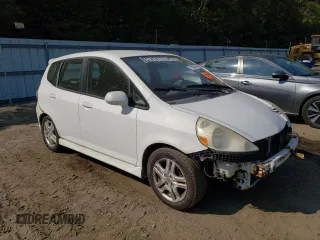 2007 Honda Fit Sport with VIN JHMGD376X7S066129, listed as a Copart auction lot 88861335 with 0 mi miles and Non Repairable. Bid and sale history available at carsss.com. Image 4.