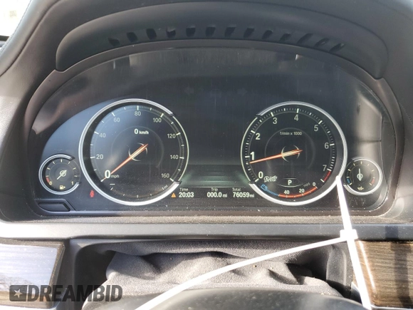 2015 BMW 7 Series 750i xDrive с VIN WBAYB6C50FD225492, выставлен на аукционе Copart как лот 50018225 с пробегом 76 059 миль миль и Списание • Salvage title. История ставок и продаж доступна на DreamBid. Изображение 9.