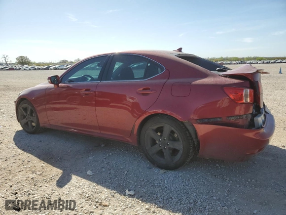 2011 Lexus IS 350 with VIN JTHBE5C22B5027709, listed as a Copart auction lot 48689275 with 242,040 mi miles and Salvage Title. Bid and sale history available at carsss.com. Image 2.