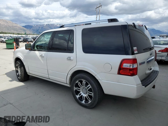 2012 Ford Expedition Limited with VIN 1FMJU2A57CEF62852, listed as a Copart auction lot 53166985 with 122,480 mi miles and Clean title. Bid and sale history available at DreamBid. Image 2.