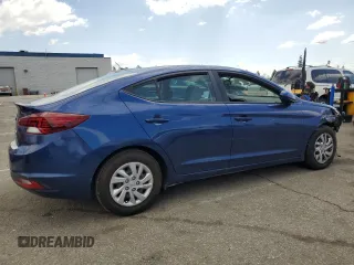 2019 Hyundai Elantra SE with VIN 5NPD74LFXKH495222, listed as a Copart auction lot 51263395 with 58,278 mi miles and Salvage Title. Bid and sale history available at DreamBid. Image 3.