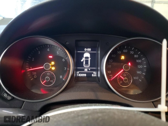 2013 Volkswagen Jetta SportWagen S with VIN 3VWKX7AJXDM676024, listed as a Copart auction lot 43692535 with 143,099 mi miles and Salvage Title. Bid and sale history available at carsss.com. Image 9.