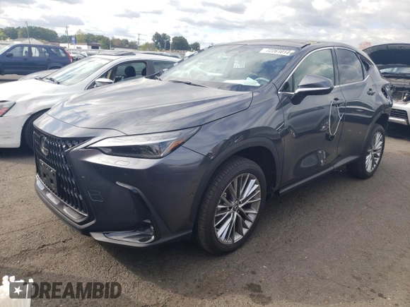 2023 Lexus NX 350h Luxury with VIN 2T2HKCEZ0PC014367, listed as a Copart auction lot 72261014 with Not Provided miles and Salvage Title. Bid and sale history available at DreamBid. Image 1.