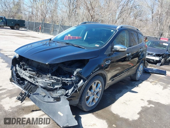 2014 Ford Escape Titanium with VIN 1FMCU0JX1EUE12260, listed as a IAAI auction lot 41826246 with 178,532 mi miles. Bid and sale history available at carsss.com. Image 16.