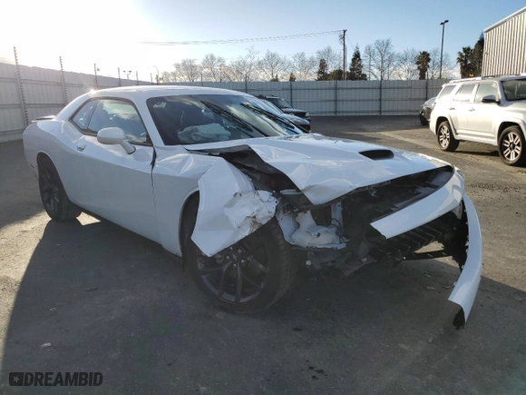 2023 Dodge Challenger GT with VIN 2C3CDZJGXPH694367, listed as a Copart auction lot 44735245 with 0 mi miles and Salvage Title. Bid and sale history available at carsss.com. Image 4.