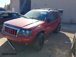 2004 Jeep Grand Cherokee Limited with VIN 1J4GW58N34C124515, listed as a IAAI auction lot 40602071 with 169,358 mi miles. Bid and sale history available at carsss.com. Image 17.