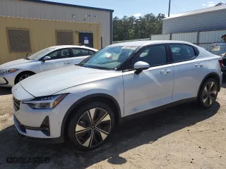 2023 Polestar 2 with VIN YSMEG3KA7PL157109, listed as a Copart auction lot 53886105 with 62,222 mi miles and Clean Title. Bid and sale history available at carsss.com. Image 1.