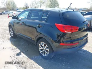 2016 Kia Sportage LX with VIN KNDPBCAC7G7879484, listed as a IAAI auction lot 42116063 with 101,699 mi miles and . Bid and sale history available at carsss.com. Image 3.