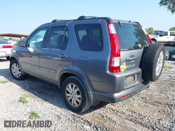 2005 Honda CR-V EX SE with VIN SHSRD78935U331938, listed as a IAAI auction lot 42206201 with 185,700 mi miles. Bid and sale history available at carsss.com. Image 3.