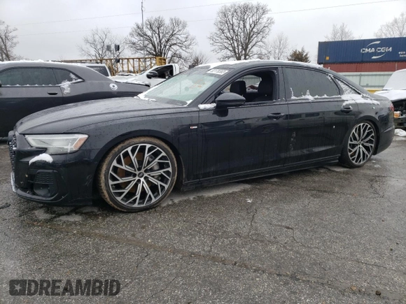 2022 Audi A8 with VIN WAULDAF88NN009542, listed as a Copart auction lot 82178363 with Not provided miles and Clean title. Bid and sale history available at DreamBid. Image 1.