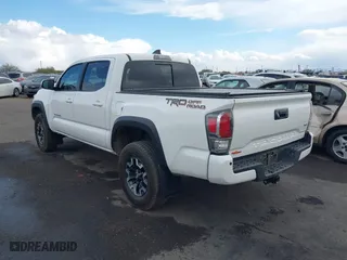 2020 Toyota Tacoma 2WD SR5 with VIN 3TMAZ5CN2LM133990, listed as a IAAI auction lot 41423069 with 56,184 mi miles. Bid and sale history available at carsss.com. Image 3.