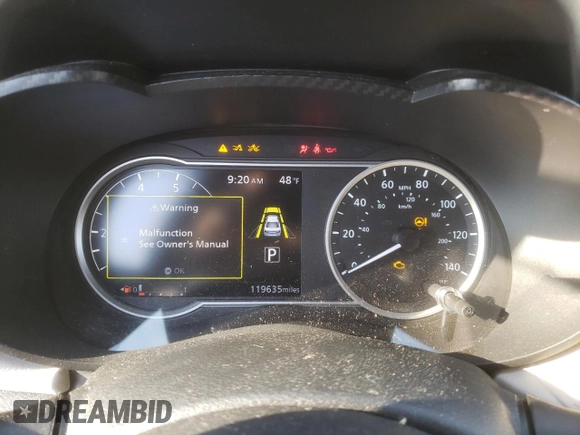2021 Nissan Versa SV with VIN 3N1CN8EV9ML844776, listed as a Copart auction lot 50753985 with 119,635 mi miles and Salvage title. Bid and sale history available at DreamBid. Image 9.