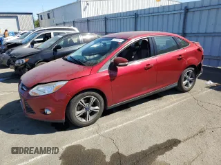 2014 Ford Focus SE with VIN 1FADP3F24EL391690, listed as a Copart auction lot 57019544 with 83,889 mi miles and Salvage Title. Bid and sale history available at carsss.com. Image 1.