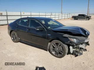 2020 Acura TLX w/A-Spec Pkg with VIN 19UUB3F61LA002283, listed as a Copart auction lot 49169465 with 39,176 mi miles and Salvage Title. Bid and sale history available at carsss.com. Image 4.