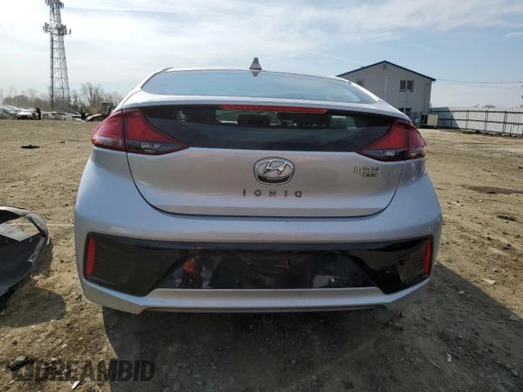 2017 Hyundai Ioniq Blue z VIN KMHC65LCXHU048264, wystawiony jako Copart lot #55485165 z przebiegiem Nie podano mil oraz Szkoda całkowita • Salvage title. Historia ofert i sprzedaży dostępna na DreamBid. Obrazek 6.