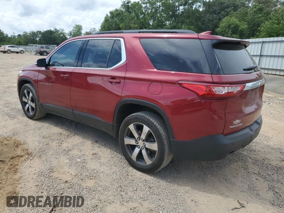 2020 Chevrolet Traverse LT with VIN 1GNERHKW0LJ244037, listed as a Copart auction lot 54182415 with 134,328 mi miles and Salvage title. Bid and sale history available at DreamBid. Image 2.