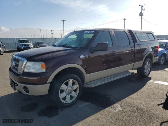 2008 Ford F-150 XLT with VIN 1FTPW14V28KB71888, listed as a Copart auction lot 84001354 with 181,473 mi miles and Clean Title. Bid and sale history available at carsss.com. Image 1.
