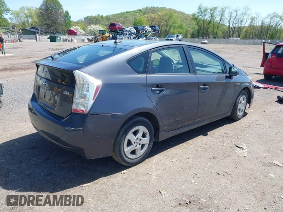 2011 Toyota Prius I with VIN JTDKN3DU6B0275402, listed as a IAAI auction lot 42150534 with 217,942 mi miles and . Bid and sale history available at DreamBid. Image 4.
