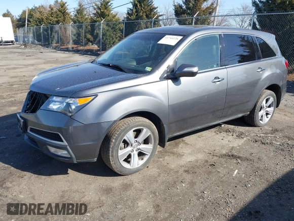 2012 Acura MDX Tech Pkg with VIN 2HNYD2H30CH506164, listed as a IAAI auction lot 41744226 with 203,501 mi miles. Bid and sale history available at carsss.com. Image 2.