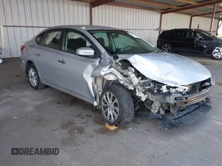 2019 Nissan Sentra S z VIN 3N1AB7AP6KY423938, wystawiony jako IAAI lot #42162154 z przebiegiem 97 916 mil mil oraz . Historia ofert i sprzedaży dostępna na DreamBid. Obrazek 1.