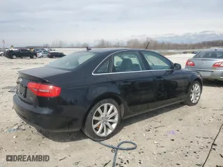 2013 Audi A4 Premium Plus with VIN WAUFFAFL3DA165862, listed as a Copart auction lot 51474175 with 135,273 mi miles and Clean Title. Bid and sale history available at carsss.com. Image 3.