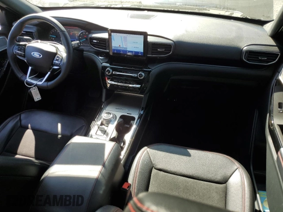 2023 Ford Explorer ST-Line with VIN 1FMSK8KH7PGA10123, listed as a Copart auction lot 45422205 with 29,136 mi miles and Salvage title. Bid and sale history available at DreamBid. Image 8.