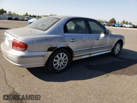 2003 Hyundai Sonata GLS with VIN KMHWF35H23A871372, listed as a Copart auction lot 76199644 with 164,094 mi miles and Clean Title. Bid and sale history available at carsss.com. Image 3.