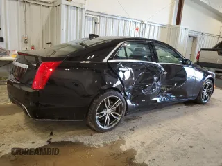 2018 Cadillac CTS Luxury AWD with VIN 1G6AX5SS1J0127341, listed as a Copart auction lot 49597034 with 48,286 mi miles and Salvage Title. Bid and sale history available at DreamBid. Image 3.