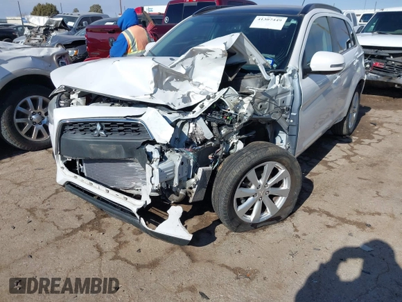 2015 Mitsubishi Outlander Sport 2.4 GT with VIN 4A4AP4AW5FE024826, listed as a IAAI auction lot 41307449 with 1 mi miles. Bid and sale history available at carsss.com. Image 6.