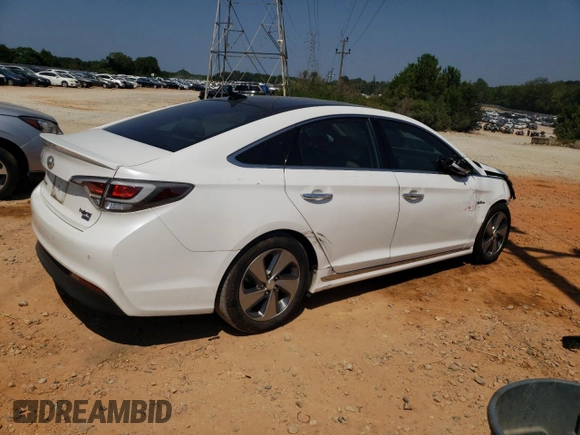 2016 Hyundai Sonata Hybrid Limited with VIN KMHE34L16GA018026, listed as a Copart auction lot 65356313 with 83,016 mi miles. Bid and sale history available at carsss.com. Image 3.