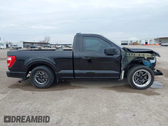 2023 Ford F-150 XL with VIN 1FTMF1C56PKF82536, listed as a IAAI auction lot 41453141 with 2,487 mi miles and . Bid and sale history available at carsss.com. Image 13.