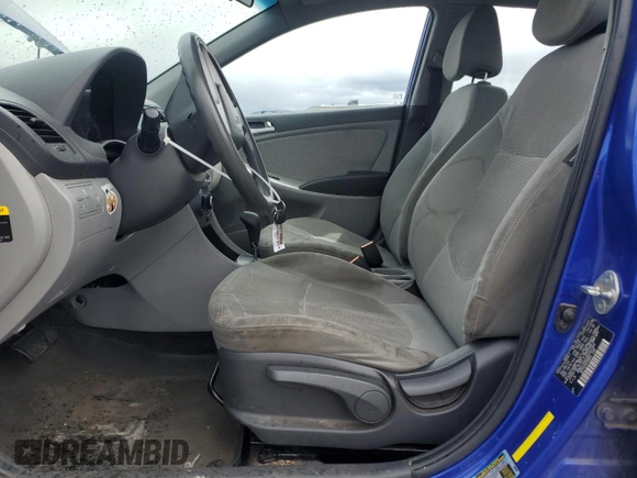 2013 Hyundai Accent GLS with VIN KMHCT4AE2DU537369, listed as a Copart auction lot 50819985 with 191,011 mi miles and Salvage Title. Bid and sale history available at carsss.com. Image 7.