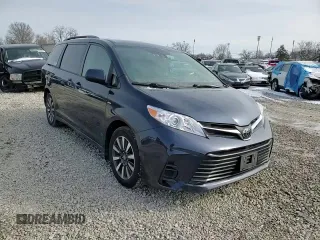 2019 Toyota Sienna LE with VIN 5TDJZ3DC1KS223325, listed as a Copart auction lot 45758815 with 102,605 mi miles and Salvage Title. Bid and sale history available at carsss.com. Image 11.