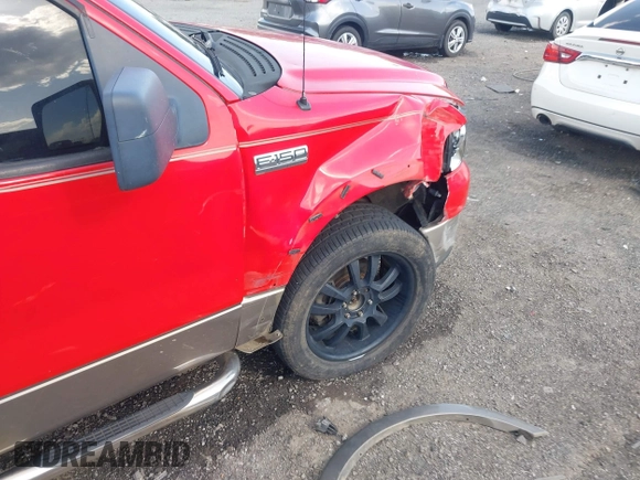 2005 Ford F-150 XLT with VIN 1FTPW12585KE04249, listed as a IAAI auction lot 41983950 with 212,289 mi miles. Bid and sale history available at carsss.com. Image 6.