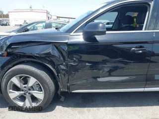2023 Audi Q5 Premium with VIN WA1ABAFY2P2132364, listed as a IAAI auction lot 42272904 with 20,326 mi miles and . Bid and sale history available at DreamBid. Image 6.