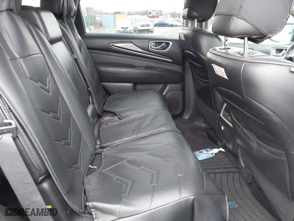 2015 Infiniti QX60 with VIN 5N1AL0MM6FC523177, listed as a IAAI auction lot 41735003 with 250,685 mi miles. Bid and sale history available at carsss.com. Image 8.