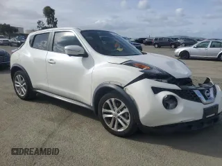 2015 Nissan Juke S with VIN JN8AF5MR5FT505956, listed as a Copart auction lot 51015955 with 41,185 mi miles and Salvage Title. Bid and sale history available at carsss.com. Image 4.