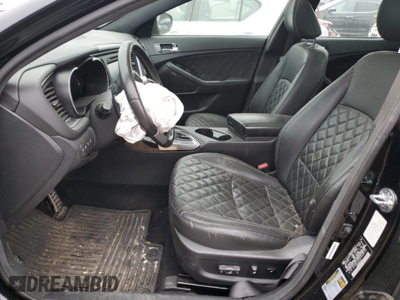 2015 Kia Optima SX Turbo with VIN 5XXGR4A65FG380121, listed as a Copart auction lot 42238975 with 127,583 mi miles and Salvage Title. Bid and sale history available at carsss.com. Image 7.
