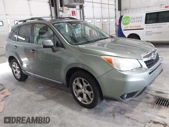 2015 Subaru Forester Touring with VIN JF2SJAUC5FH518262, listed as a IAAI auction lot 42789542 with 182,869 mi miles and . Bid and sale history available at DreamBid. Image 1.