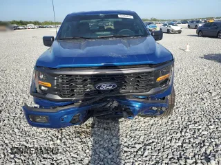 2024 Ford F-150 STX with VIN 1FTEW2KP2RKF00866, listed as a Copart auction lot 51946815 with 6,734 mi miles and Salvage Title. Bid and sale history available at carsss.com. Image 5.