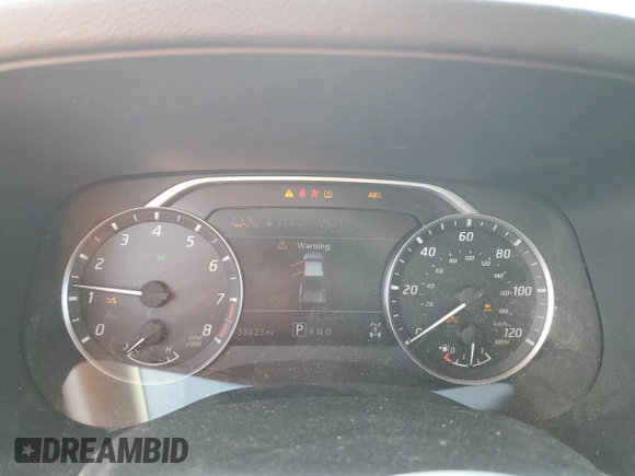 2022 Nissan Frontier S with VIN 1N6ED1CM2NN654715, listed as a Copart auction lot 57375475 with 38,432 mi miles and Salvage title. Bid and sale history available at DreamBid. Image 9.
