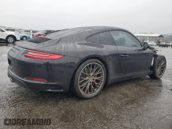 2017 Porsche 911 Carrera S with VIN WP0AB2A90HS124213, listed as a Copart auction lot 45564264 with 21,285 mi miles and . Bid and sale history available at DreamBid. Image 3.