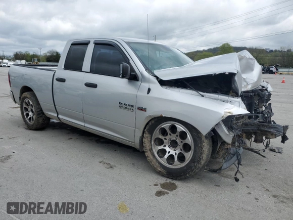 2015 Ram 1500 Express with VIN 1C6RR6FT8FS651642, listed as a Copart auction lot 52074115 with 121,829 mi miles and Salvage title. Bid and sale history available at DreamBid. Image 4.