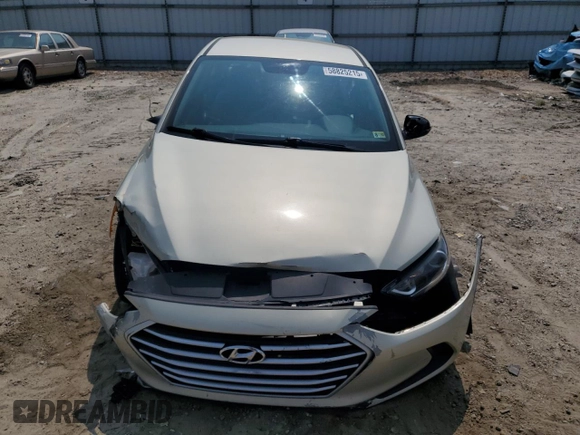2017 Hyundai Elantra Value Edition z VIN KMHD84LF5HU245393, wystawiony jako Copart lot #58825215 z przebiegiem 80 786 mil mil oraz Czysty tytuł • Clean title. Historia ofert i sprzedaży dostępna na DreamBid. Obrazek 5.