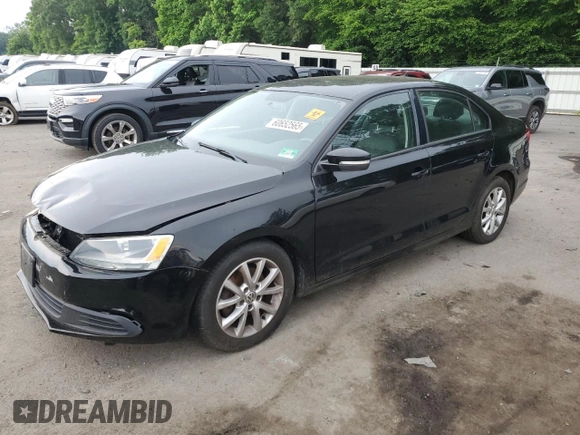 2012 Volkswagen Jetta SE with VIN 3VWDP7AJ0CM304070, listed as a Copart auction lot 60652565 with Not provided miles and Salvage title. Bid and sale history available at DreamBid. Image 1.