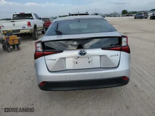 2022 Toyota Prius L Eco with VIN JTDKAMFU9N3167048, listed as a Copart auction lot 53555445 with 54,563 mi miles and Salvage Title. Bid and sale history available at carsss.com. Image 6.