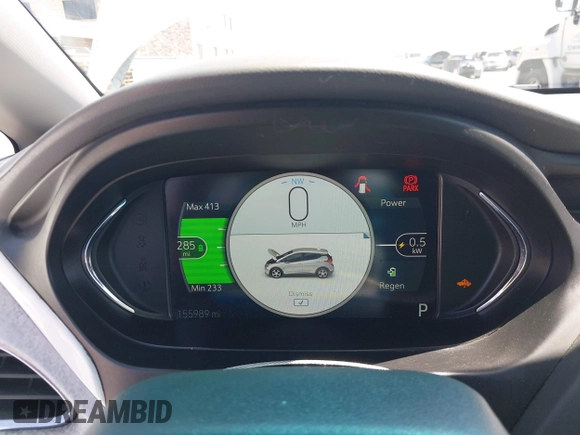 2020 Chevrolet Bolt EV LT with VIN 1G1FY6S01L4117935, listed as a IAAI auction lot 42381674 with 155,989 mi miles and . Bid and sale history available at DreamBid. Image 7.